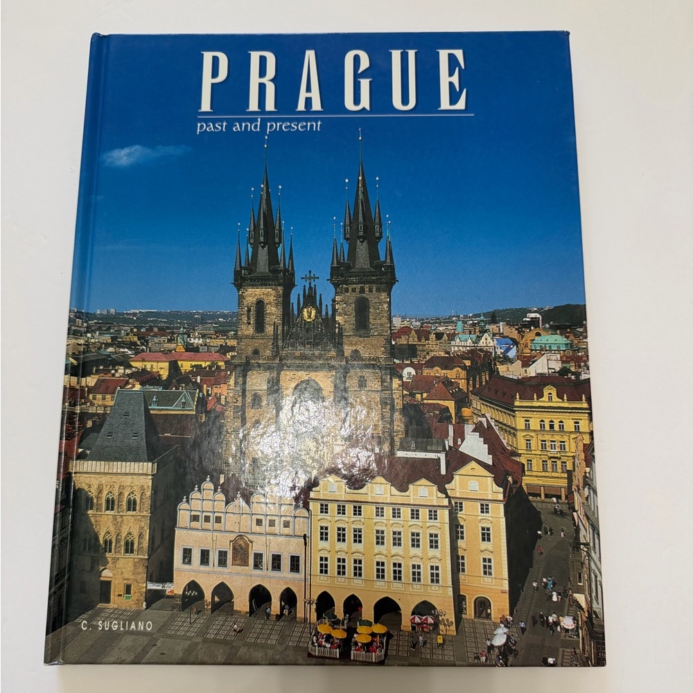 Prague Past and Present Hardcover Coffee Table Book